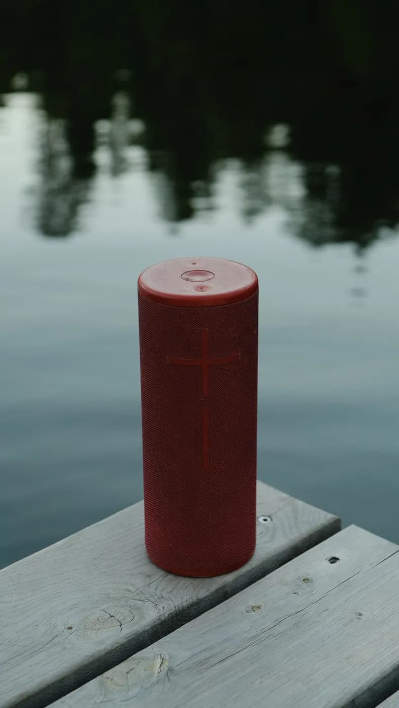 Enceinte Bluetooth portable rouge